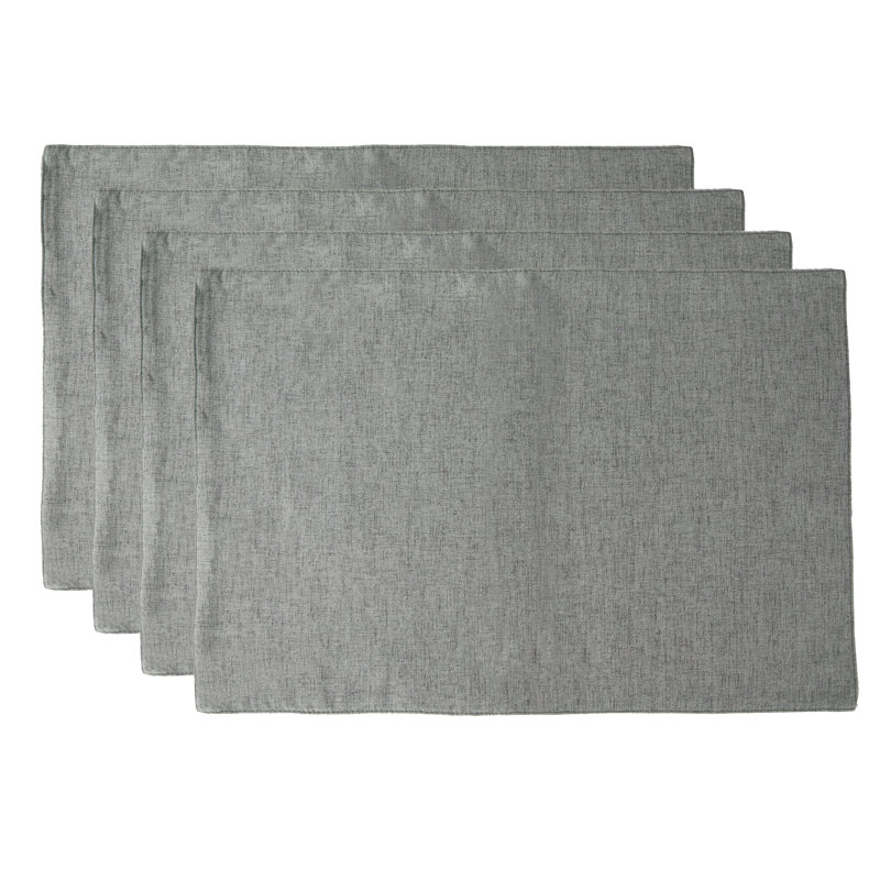 Ensemble de napperons 4 pièces, Ardoise