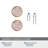 Accents 1 1/4" Diameter Circle Knob Multipack-93499086