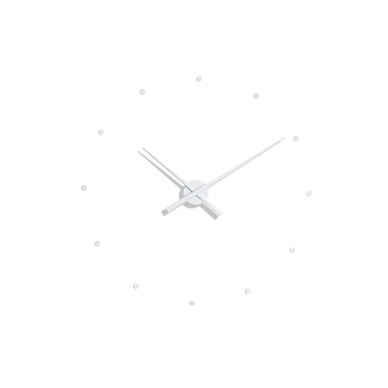 Horloge murale, Blanc, Grand