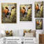 Benedix Cow Curious Encounter I, reproduction d'art sur toile-1380080529-1380080530