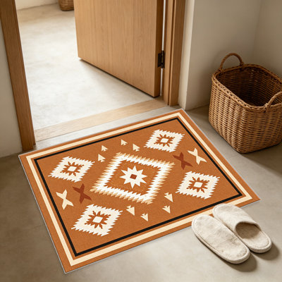 Tapis ivoire en étoile pour le salon, doux et confortable, adapté à toutes les saisons, facile à entretenir, tapis de sol intérieur lavable à la machine, sous la table de ferme convenant à la chambre à coucher, à la salle à manger, au bureau, au balcon, au patio