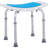 Bath Stool For Elderly, Injured & Pregnant - 6-Level Adjustable, Non-Slip, , Blue Aluminum Construction Adjustable Shower And Women 6 Levels, To , Chair