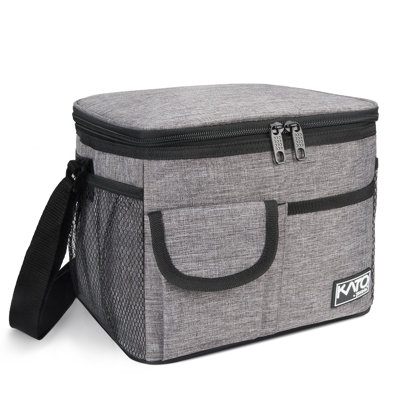 Tirrinia Insulated Lunch Box, Leakproof Thermal Reusable Lunch Bag with 4 Pockets, Back to School