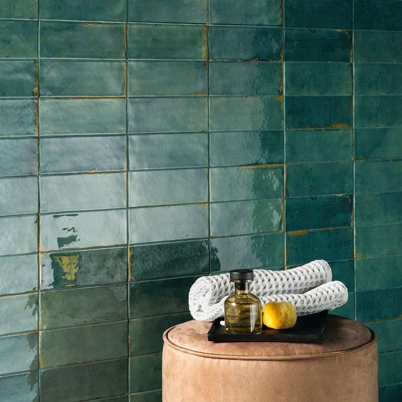 Carreau de porcelaine pour mur et plancher 3X8 Autumn Essentials, Bleu