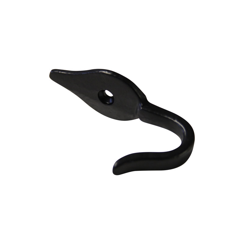 Iron Wall Wall Hook, Black