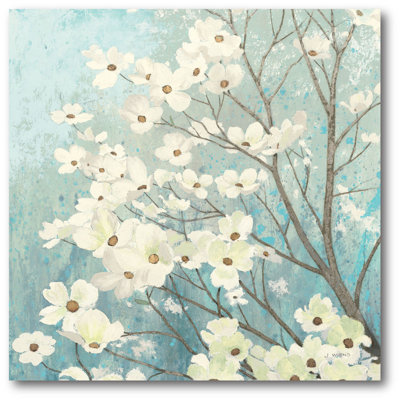 Fleur Wall Art II Painting Print on Wrapped Canvas