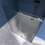 Porte de douche coulissante sans cadre 60 po x 76 po-98279353