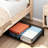 Under Bed Storage Bins with Wheels, Foldable Metal Mesh Clothes Drawer Organizer, 2 Pack, (Black)-479168310