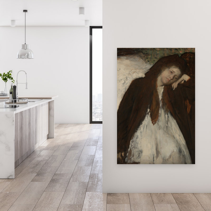 Le Convalescent, vers 1872-janvier 1887. Estampe d'art mural abstraite contemporaine., H 48 po x l 32 po