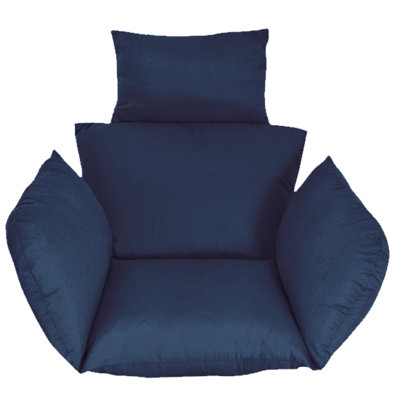 Egg Chair Cushion with Headrest Outdoor Indoor Swing Chair Cushion for Egg Chair