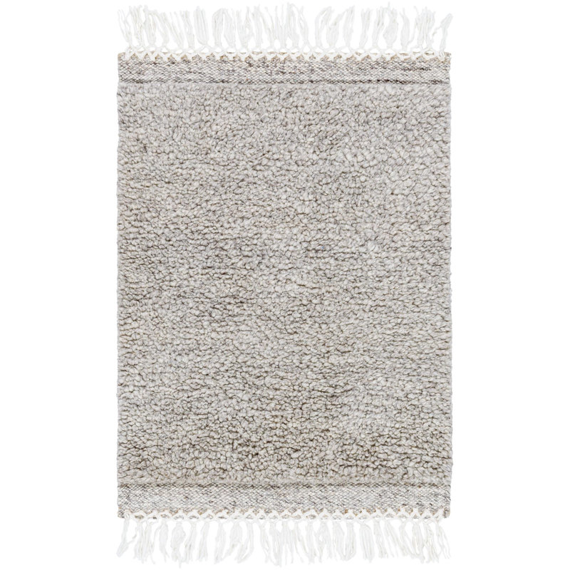 Hand Tufted Wool Rug, Rectangle 5' x 7'6"