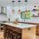 Luminaire suspendu pour îlot de cuisine 3 lumières Balius
