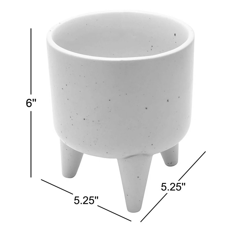 Omari Ceramic Decorative Bowl 1, Cream