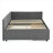 Full Size Upholstered Tufted Bed Frame With Two Drawers, Sofa Bed Frame With Comfortable Backrest And Armrests, Velvet-167982136