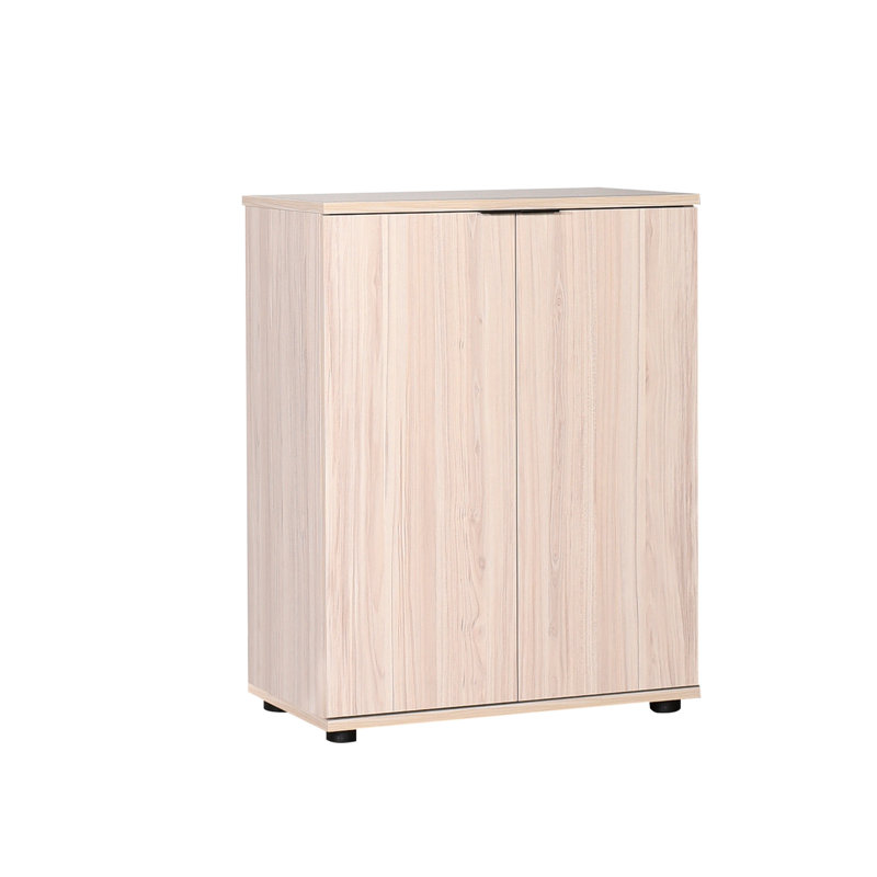 10 Pair Shoe Storage Cabinet, Oak
