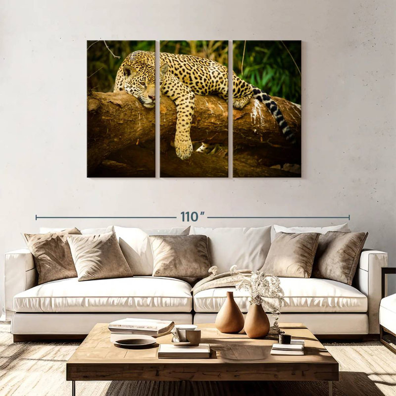 Brampt Pantanal Jaguar, 48" H x 74" W