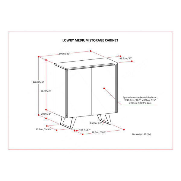 Dimensions du produit