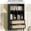 Bibliothèque moderne en bois et rotin simple-106326419