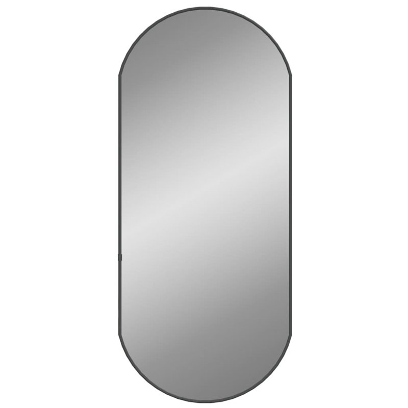Kluk Wall Mirror, 35cm x 80cm, Black