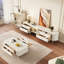 Combinaison de table de bout pour meuble télé Cream Wind