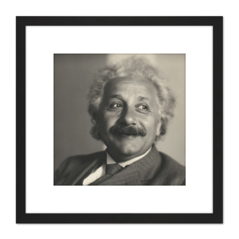 Portrait Albert Einstein Nobel Physicist Old - Single Picture Frame Print