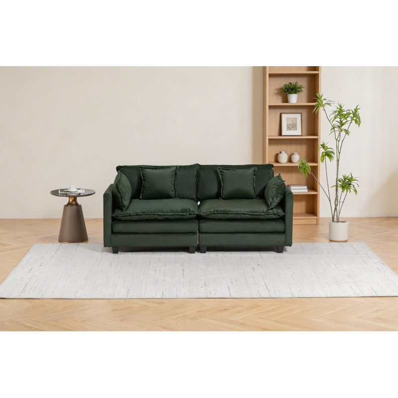 Reception Sofass, Antique Green