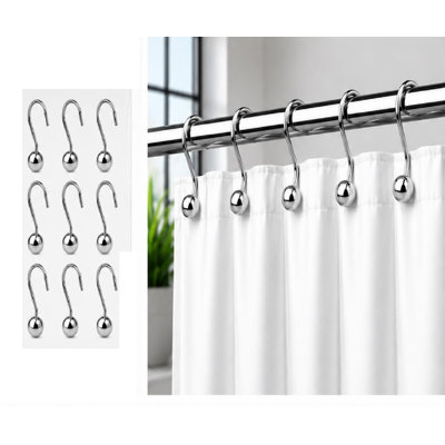 Crochets de rideau de douche ball