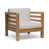 Beige / bois jaune clair