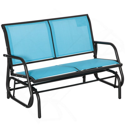 Banc oscillant pour 2 personnes Outsunny