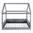 Grey Full House Daybed With Led Lighting