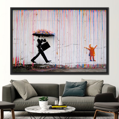 Impression sur toile Banksy