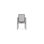 Milos Stackable Dining Chair + Smoke Cushion