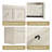 6 Drawers Dresser Cabinet Set of 2-86574873