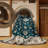 Machine Washable Overdyed Blue Area Rug-1616200231