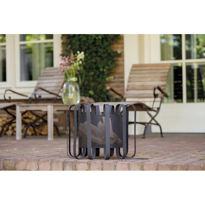 Kester Square Steel Wood Burning Smokeless Fire Pit