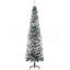Arbre de Noël artificiel mince enneigé 7,5 pi avec branches réalistes et 738 pointes-1869624518