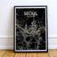 Seoul City Map - No Frame Print-740455208