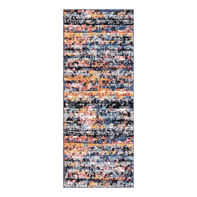 Alia Performance Multi colored Rug, Runner 2' x 5'