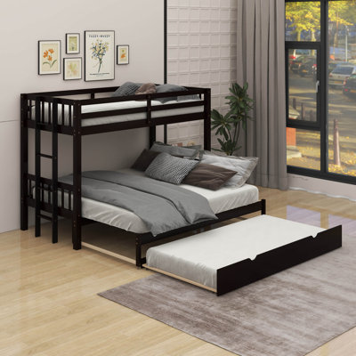 Twin Over Pull-Out Bunk Bed With Trundle