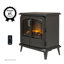 Dimplex Cassia Noir Large Optiflame Freestanding Electric Stove Fire, Black, 62 cm W