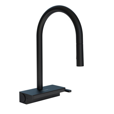 Aquno Select 3-Spray Kitchen Faucet with Pull-Down Spout with sBox, 1.75