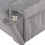 Canapé-lit modulaire sophistiqué avec sacs de rangement et caractéristiques pour tasses - 3 sièges gris-1127303178-1127303181