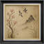 «Magnolia and Swallows with Mountain Reed», reproduction d'art sur papier encadrée-2037015152-2037015153
