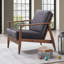 Fauteuil d'appoint en tissu et finition Lide-901754280