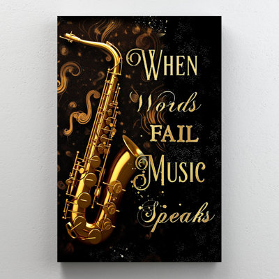 " When Words Fail Music Speaks "