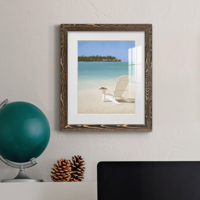 Bord de mer, propriété - peinture encadrée