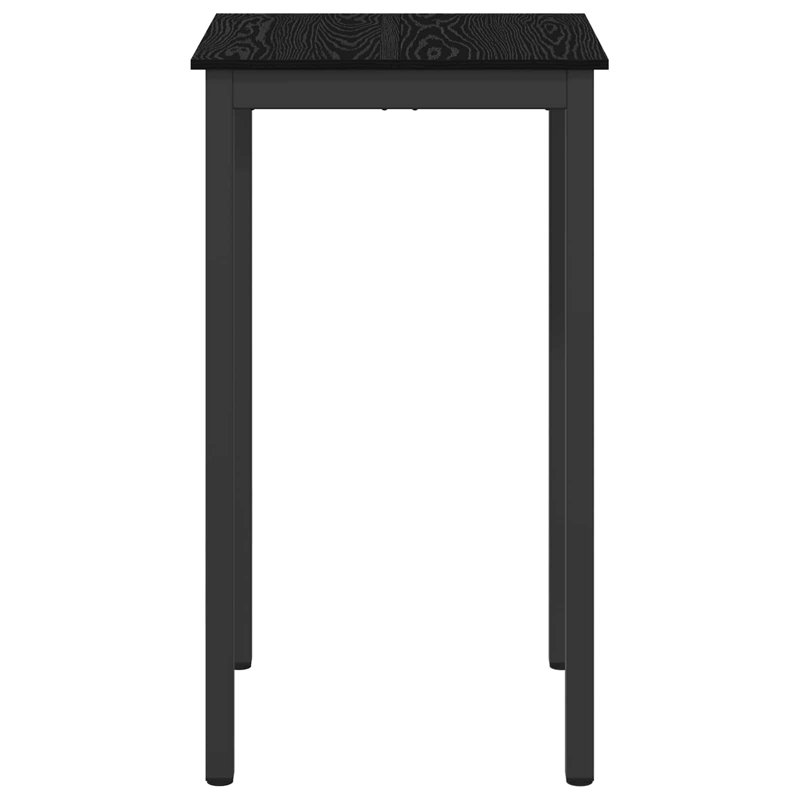 Standing Bar Table Engineered Wood, 105cmH x 60cmL x 60cmW, Black