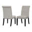 Chaise d'appoint capitonnée Jackye avec garniture cloutée-888591515-888591509