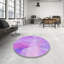 Tapis 100% à motifs lavables à la machine 2989 Pat2090-PUR-117758442