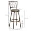 Destrey Swivel Counter Stool with Metal Frame
